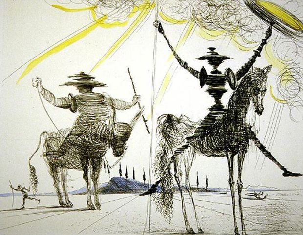 fbe2a581b2bfff0c3855458e311544ed--don-quixote-salvador-dali